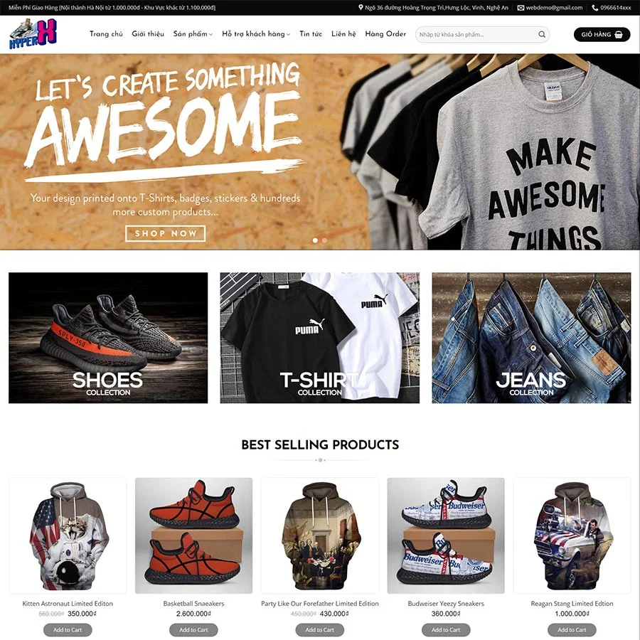 Website Thời Trang 12 – Shop Quần Áo – Phụ Kiện – Shop Online – Cài Đặt Sẵn