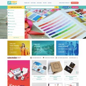 Mẫu Website In Ấn Thiết Kế – Dịch Vụ In Ấn Quảng Cáo – Cài Đặt Sẵn